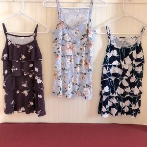 Set of 3 Nursing Tanks/Blouses